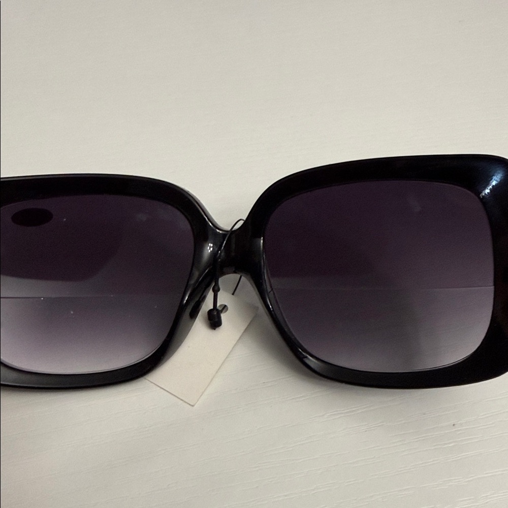 JOY & IMAN Sunglasses Bifocals Readers +3.50 Black New - Picture 6 of 6